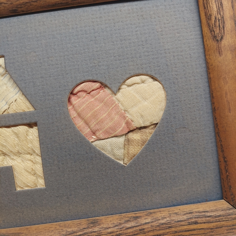 The Farmers Daughter vintage framed art From Americas Heartland Authentic Quilts - Picture 5 of 12